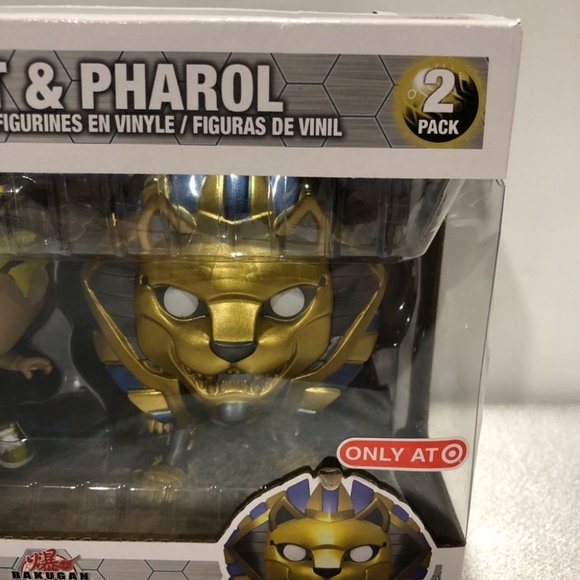 Funko Pop! Animation Ajit & Pharol 2 Pack Exclusive Bakugan Armored Alliance New - Picture 7 of 8